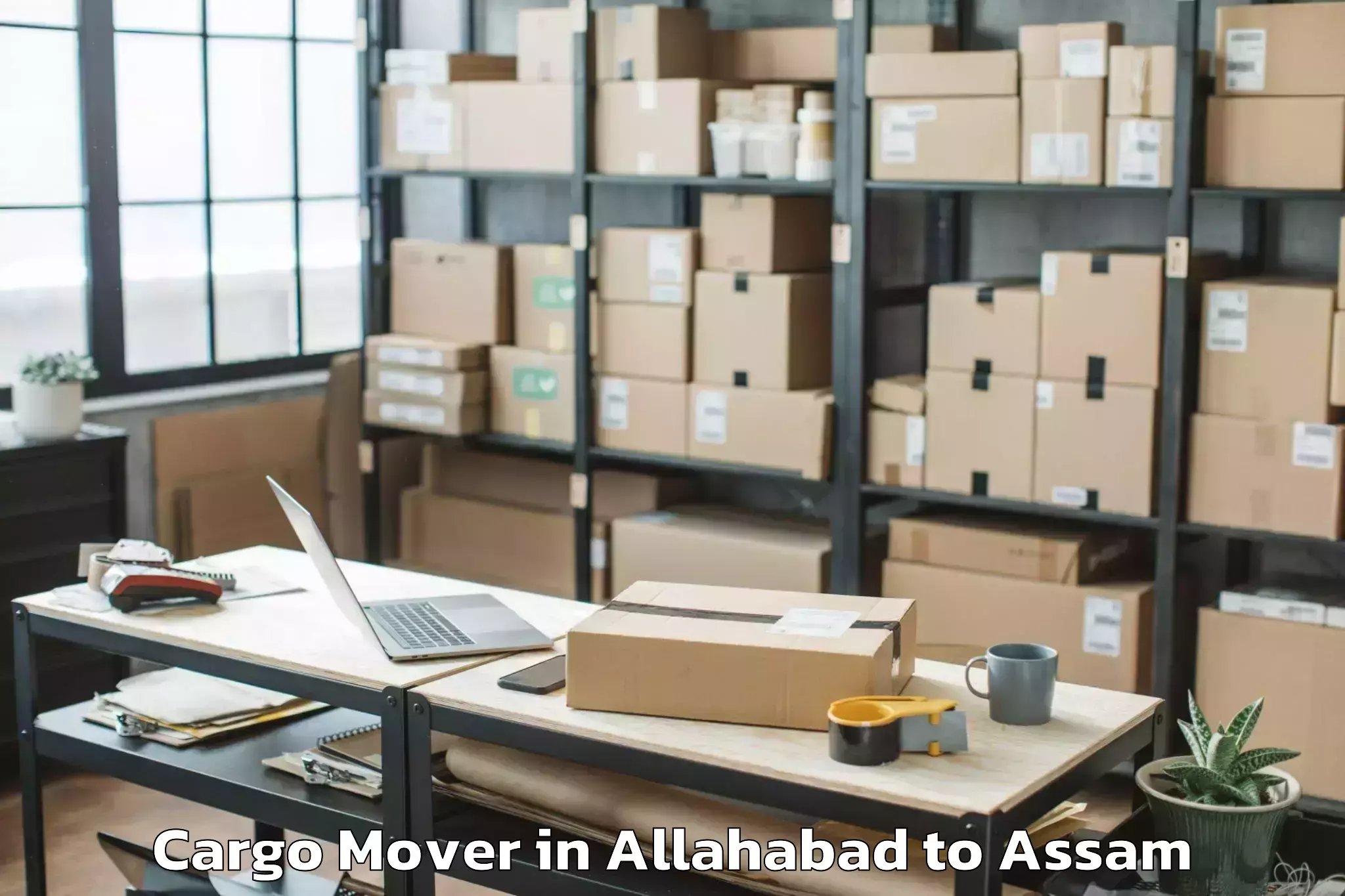 Top Allahabad to Bengtol No Ii Cargo Mover Available